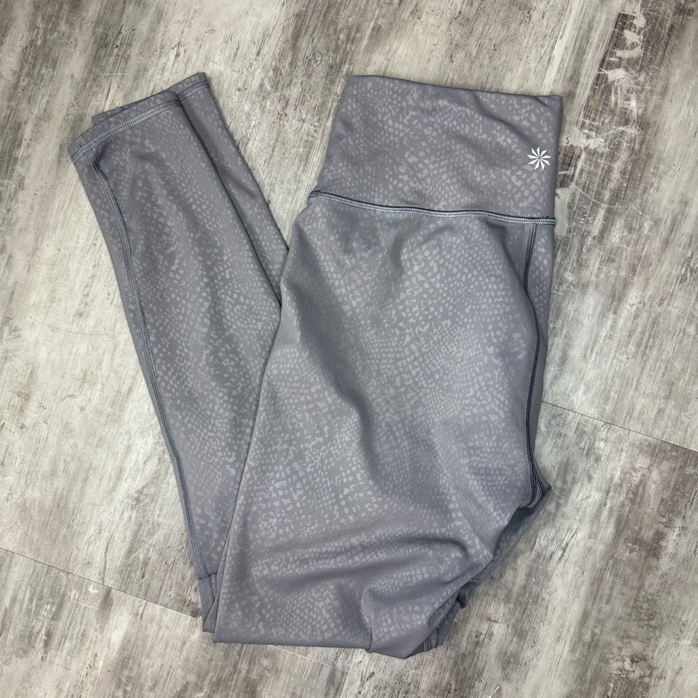 Athleta Gray Size Small Leggings high waist full length‎